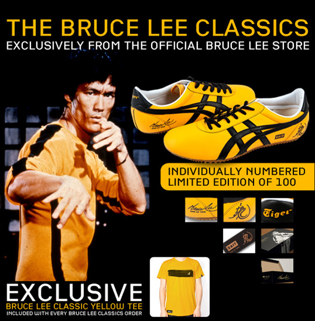 onitsuka tiger bruce lee limited edition