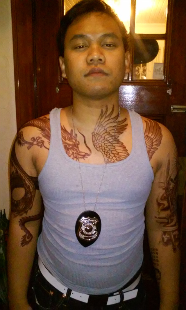 Chad as Wei Shen from Sleeping Dogs. 