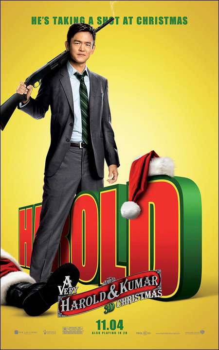 new posters for a very harold &amp; kumar 3D christmas