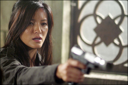 Kelly Hu stars in The Tournament one of those lastmanstanding battle 