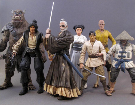 Samurai Wars is a line of custom figures that imagines what a Star Wars 