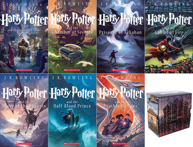 Harry Potter New Book Covers Box Set